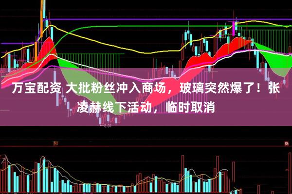 万宝配资 大批粉丝冲入商场，玻璃突然爆了！张凌赫线下活动，临时取消
