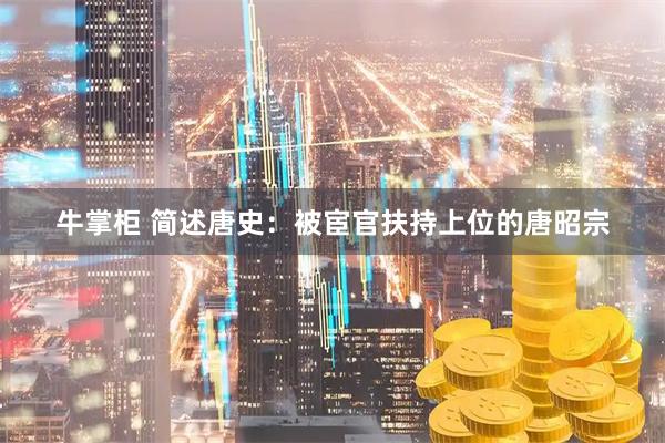 牛掌柜 简述唐史：被宦官扶持上位的唐昭宗
